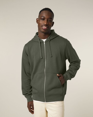 Mixer - Der Unisex-Zip-Hoodie - Khaki - S bedrucken, Art.-Nr. STSU205C2231S Mixer - Der Unisex-Zip-Hoodie - Khaki - S bedrucken, Art.-Nr. STSU205C2231S