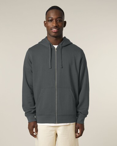 Mixer - Der Unisex-Zip-Hoodie - Anthracite - M bedrucken, Art.-Nr. STSU205C2531M