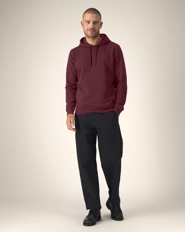 Sounder - Der Unisex-Hoodie mit Seitentaschen - Burgundy - S bedrucken, Art.-Nr. STSU229C2441S