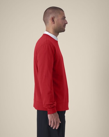 Thinker - Das Rundhals-Unisex-Sweatshirt aus recycelter Baumwolle - Red - 5XL bedrucken, Art.-Nr. STSU269C0045X