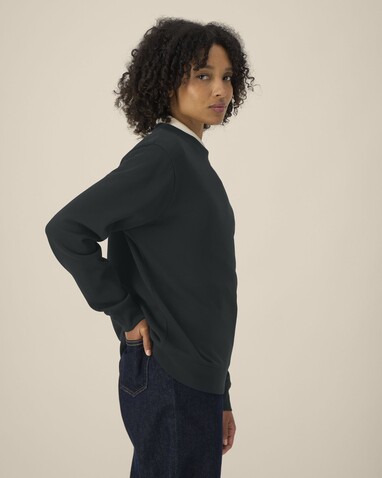 Stella Thinker - Das Damen-Rundhals-Sweatshirt aus recycelter Baumwolle - Black - XS bedrucken, Art.-Nr. STSW254C002XS Stella Thinker - Das Damen-Rundhals-Sweatshirt aus recycelter Baumwolle - Black - XS bedrucken, Art.-Nr. STSW254C002XS