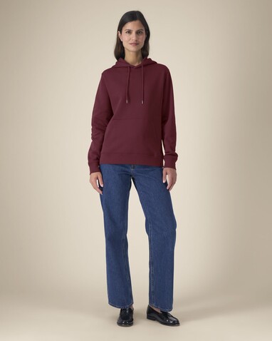 Stella Gamechanger - Der Damen-Hoodie aus recycelter Baumwolle - Burgundy - L bedrucken, Art.-Nr. STSW268C2441L Stella Gamechanger - Der Damen-Hoodie aus recycelter Baumwolle - Burgundy - L bedrucken, Art.-Nr. STSW268C2441L
