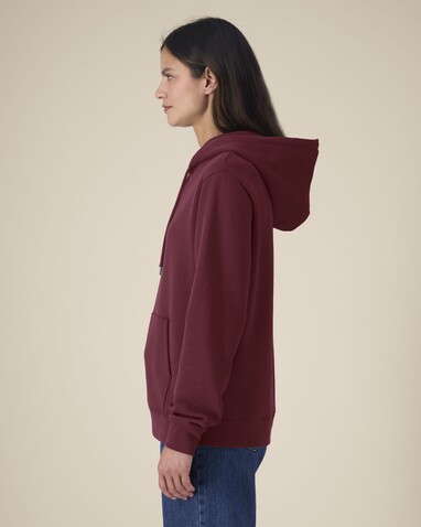 Stella Gamechanger - Der Damen-Hoodie aus recycelter Baumwolle - Burgundy - XL bedrucken, Art.-Nr. STSW268C2441X