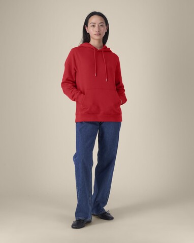 Stella Gamechanger - Der Damen-Hoodie aus recycelter Baumwolle - Red - S bedrucken, Art.-Nr. STSW268C0041S Stella Gamechanger - Der Damen-Hoodie aus recycelter Baumwolle - Red - S bedrucken, Art.-Nr. STSW268C0041S