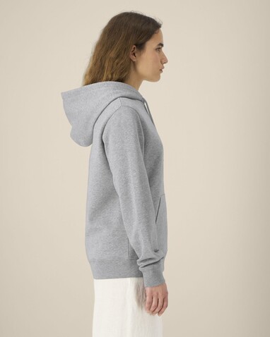 Stella Gamechanger - Der Damen-Hoodie aus recycelter Baumwolle - Heather Grey - L bedrucken, Art.-Nr. STSW268C2501L