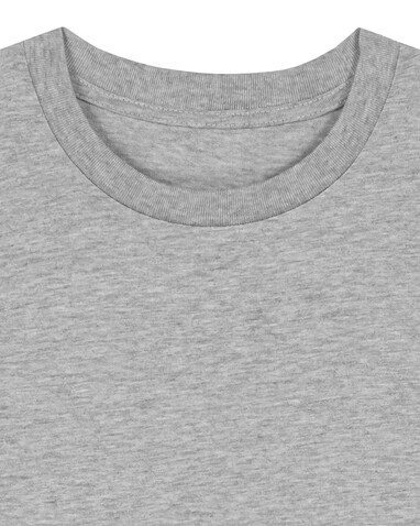 Mini Creator 2.0 - Das Iconic Kinder-T-Shirt - Heather Grey - 9-11/134-146cm bedrucken, Art.-Nr. STTK184C25009