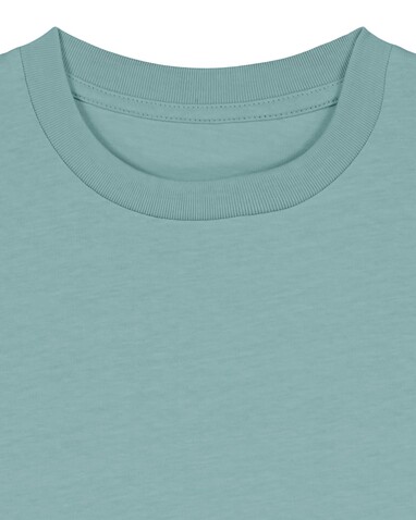 Mini Creator 2.0 - Das Iconic Kinder-T-Shirt - Teal Monstera - 3-4/98-104cm bedrucken, Art.-Nr. STTK184C06003