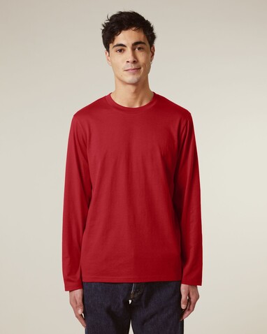 Creator 2.0 Long Sleeve - Das Iconic Langarm-Unisex-T-Shirt - Red - XXS bedrucken, Art.-Nr. STTU199C0042S