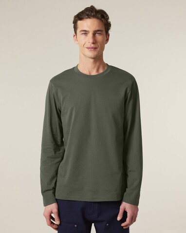 Creator 2.0 Long Sleeve - Das Iconic Langarm-Unisex-T-Shirt - Khaki - XXS bedrucken, Art.-Nr. STTU199C2232S