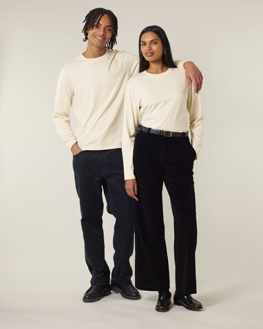 Creator 2.0 Long Sleeve - Das Iconic Langarm-Unisex-T-Shirt - Natural Raw - M bedrucken, Art.-Nr. STTU199C0541M