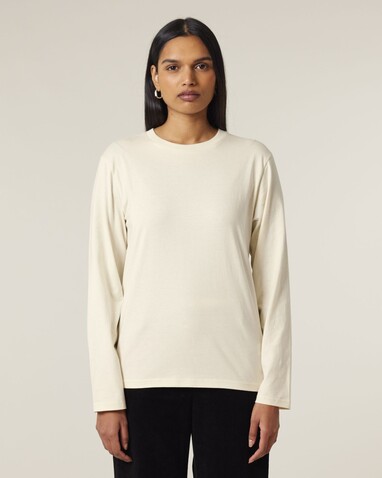 Creator 2.0 Long Sleeve - Das Iconic Langarm-Unisex-T-Shirt - Natural Raw - M bedrucken, Art.-Nr. STTU199C0541M