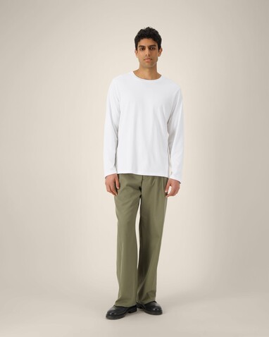 Creator 2.0 Long Sleeve - Das Iconic Langarm-Unisex-T-Shirt - White - 3XL bedrucken, Art.-Nr. STTU199C0013X