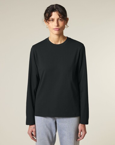 Creator 2.0 Long Sleeve - Das Iconic Langarm-Unisex-T-Shirt - Black - M bedrucken, Art.-Nr. STTU199C0021M