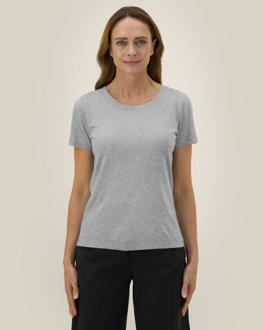 Stella Expresser 2.0 - Das Fitted Damen-T-Shirt - Heather Grey - XL bedrucken, Art.-Nr. STTW079C2501X Stella Expresser 2.0 - Das Fitted Damen-T-Shirt - Heather Grey - XL bedrucken, Art.-Nr. STTW079C2501X