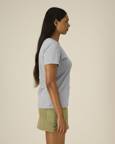 Stella Expresser 2.0 - Das Fitted Damen-T-Shirt - Heather Grey - M bedrucken, Art.-Nr. STTW079C2501M Stella Expresser 2.0 - Das Fitted Damen-T-Shirt - Heather Grey - M bedrucken, Art.-Nr. STTW079C2501M