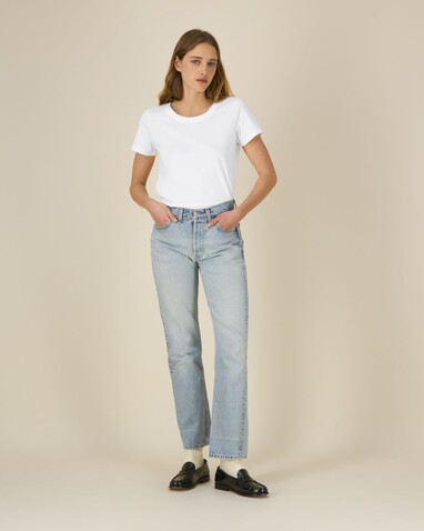Stella Expresser 2.0 - Das Fitted Damen-T-Shirt - White - XL bedrucken, Art.-Nr. STTW079C0011X