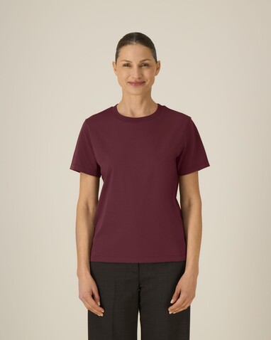 Stella Muser - Das Iconic Damen-T-Shirt - Burgundy - L bedrucken, Art.-Nr. STTW172C2441L