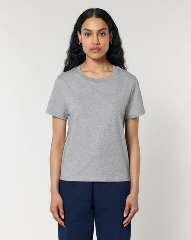 Stella Muser - Das Iconic Damen-T-Shirt - Heather Grey - S bedrucken, Art.-Nr. STTW172C2501S