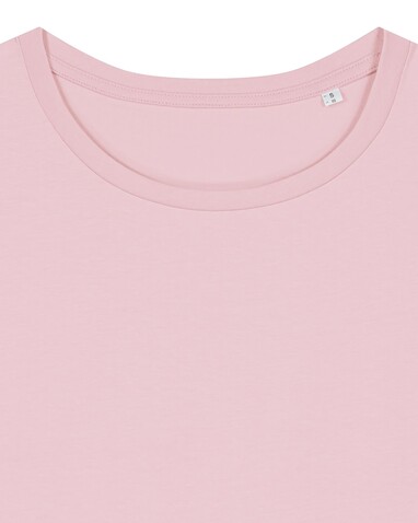 Stella Serena - Das Damen-T-Shirt mit weitem Rundhalsausschnitt - Cotton Pink - XL bedrucken, Art.-Nr. STTW173C0051X