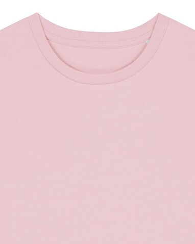 Stella Ella - Das kurze Fitted Damen-T-Shirt - Cotton Pink - XXL bedrucken, Art.-Nr. STTW174C0052X