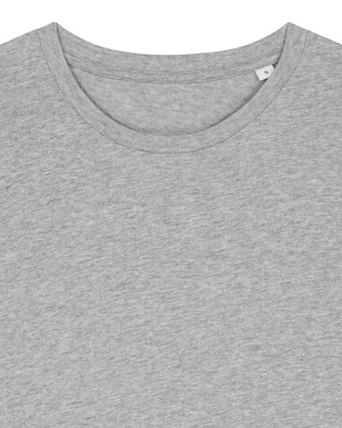 Stella Ella - Das kurze Fitted Damen-T-Shirt - Heather Grey - XXL bedrucken, Art.-Nr. STTW174C2502X Stella Ella - Das kurze Fitted Damen-T-Shirt - Heather Grey - XXL bedrucken, Art.-Nr. STTW174C2502X