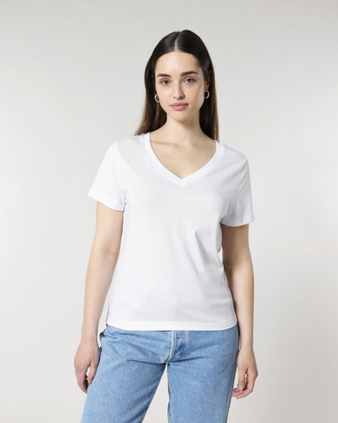 Stella Isla - Das Damen-T-Shirt mit V-Ausschnitt - White - XL bedrucken, Art.-Nr. STTW176C0011X Stella Isla - Das Damen-T-Shirt mit V-Ausschnitt - White - XL bedrucken, Art.-Nr. STTW176C0011X