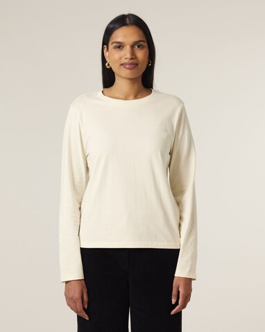 Stella Muser Long Sleeve - Das Iconic Langarm-Damen-T-Shirt - Natural Raw - S bedrucken, Art.-Nr. STTW219C0541S