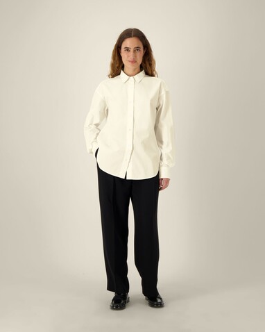 Stella Styler Shirt - Das Relaxed Damen-Popelinehemd - Cream - XS bedrucken, Art.-Nr. STWW973C361XS