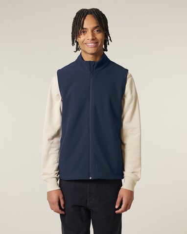 Stanley Trail Blazer - Herren ärmellose Softshell-Jacke - French Navy - 5XL bedrucken, Art.-Nr. STJM235C7275X Stanley Trail Blazer - Herren ärmellose Softshell-Jacke - French Navy - 5XL bedrucken, Art.-Nr. STJM235C7275X