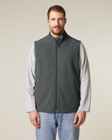 Stanley Trail Blazer - Die Herren-Softshellweste - Anthracite - 3XL bedrucken, Art.-Nr. STJM235C2533X