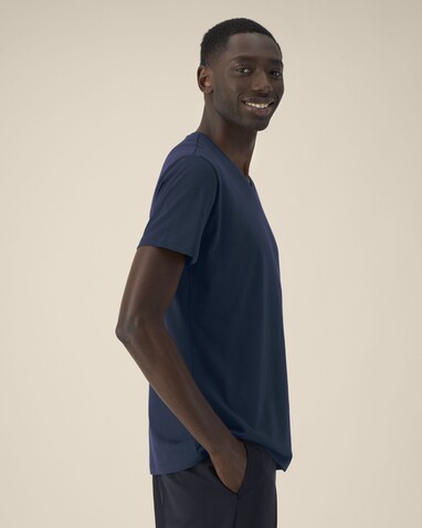 Stanley Presenter - Das Herren-T-Shirt mit V-Ausschnitt - French Navy - XXL bedrucken, Art.-Nr. STTM562C7272X