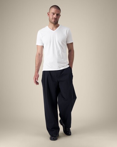 Stanley Presenter - Das Herren-T-Shirt mit V-Ausschnitt - White - L bedrucken, Art.-Nr. STTM562C0011L