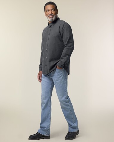 Stanley Oxford Shirt - Das Herren-Oxfordhemd - Anthracite - M bedrucken, Art.-Nr. STWM968C2531M Stanley Oxford Shirt - Das Herren-Oxfordhemd - Anthracite - M bedrucken, Art.-Nr. STWM968C2531M