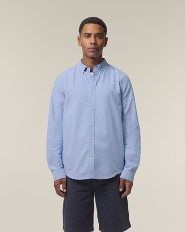 Stanley Oxford Shirt - Das Herren-Oxfordhemd - Blue Oxford - S bedrucken, Art.-Nr. STWM968C3631S Stanley Oxford Shirt - Das Herren-Oxfordhemd - Blue Oxford - S bedrucken, Art.-Nr. STWM968C3631S
