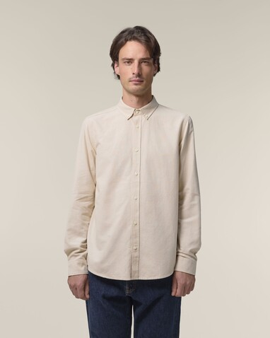 Stanley Oxford Shirt - Das Herren-Oxfordhemd - Beige Oxford - XL bedrucken, Art.-Nr. STWM968C3621X Stanley Oxford Shirt - Das Herren-Oxfordhemd - Beige Oxford - XL bedrucken, Art.-Nr. STWM968C3621X