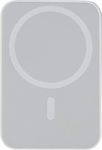 Powerbank mit kabellosem Ladegerät Miren | 5.000 mAh | MagSafe-kompatibel – Weiß bedrucken, Art.-Nr. 002999999_1298467 Powerbank mit kabellosem Ladegerät Miren | 5.000 mAh | MagSafe-kompatibel – Weiß bedrucken, Art.-Nr. 002999999_1298467