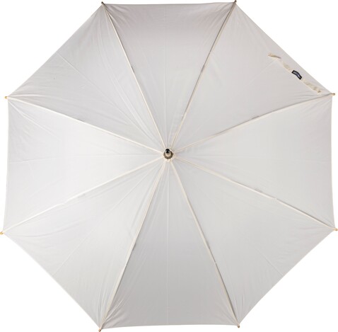 Golfschirm Milan | Automatik – beige bedrucken, Art.-Nr. 357999999_1306258