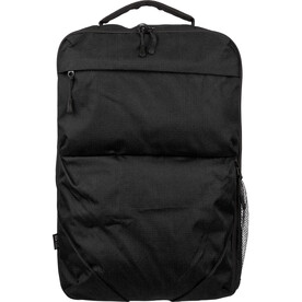 rPET (300D) Polyester Ocean Bound Rucksack Tova – Schwarz bedrucken, Art.-Nr. 001999999_1349350