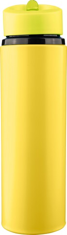 Recycelte Edelstahl-Trinkflasche (750 ml) Zeno – Gelb bedrucken, Art.-Nr. 006999999_1349361