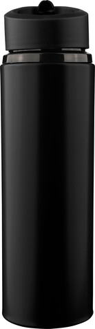 Recycelte Trinkflasche aus Edelstahl (500 ml) Zeno – Schwarz bedrucken, Art.-Nr. 001999999_1349361