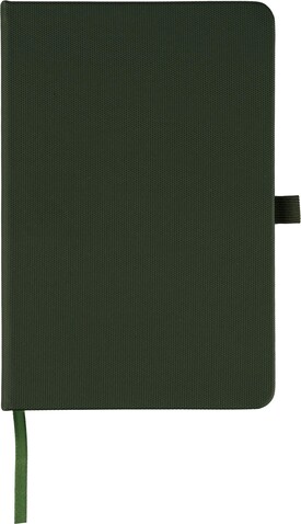 rPET (600D) Polyester-Notizbuch Elena – Grün bedrucken, Art.-Nr. 004999999_1349492
