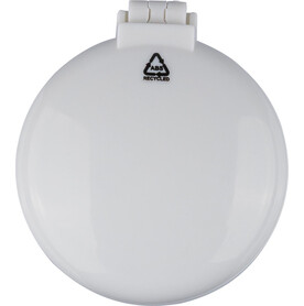 Recycelte Haarbürste Eloi – Weiß bedrucken, Art.-Nr. 002999999_1349502