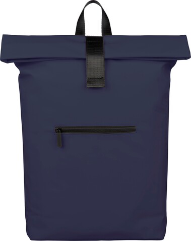 Recycelter PU-Rucksack Naiya – Blau bedrucken, Art.-Nr. 005999999_1349535 Recycelter PU-Rucksack Naiya – Blau bedrucken, Art.-Nr. 005999999_1349535