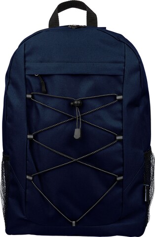 rPET-Polyester (600D) Abenteuerrucksack Jari – Blau bedrucken, Art.-Nr. 005999999_1349536