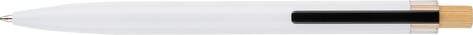 Recycelter Aluminium-Kugelschreiber mit Lackierung Maren – Weiß bedrucken, Art.-Nr. 002999128_1351334