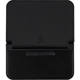 Recyceltes ABS 3-in-1-Wireless-Ladegerät Elias – Schwarz bedrucken, Art.-Nr. 001999999_1351336