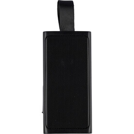 Recycelter tragbarer Lautsprecher aus ABS Malora – Schwarz bedrucken, Art.-Nr. 001999999_1351338