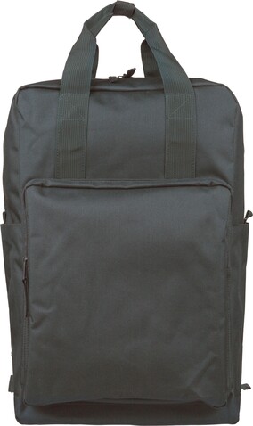 Recycelter Rucksack aus Polyester (900D) Amalia – Grau bedrucken, Art.-Nr. 003999999_1351339