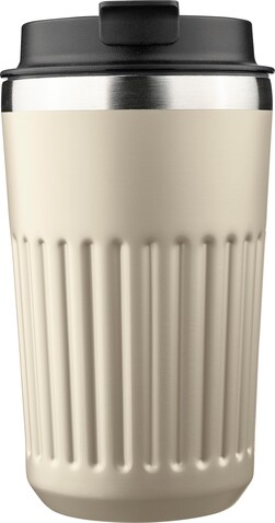 Recycelter Edelstahl-Reisebecher (400 ml) Chiara – beige bedrucken, Art.-Nr. 357999999_1353907 Recycelter Edelstahl-Reisebecher (400 ml) Chiara – beige bedrucken, Art.-Nr. 357999999_1353907