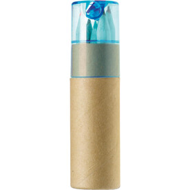 Buntstifte-Set , 6-tlg. Libbie – Hellblau bedrucken, Art.-Nr. 018999999_1404871